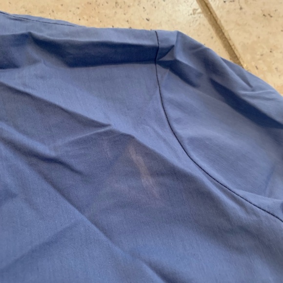 Banana Republic Blue Stretch Button-Down Shirt, Size Large - Picture 3 of 6